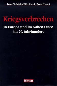 Buchcover "Kriegsverbrechen in Europa und im Nahen Osten im 20. Jahrhundert"